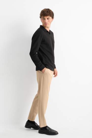 Herren - Chino - Tapered Fit  - sandfarben