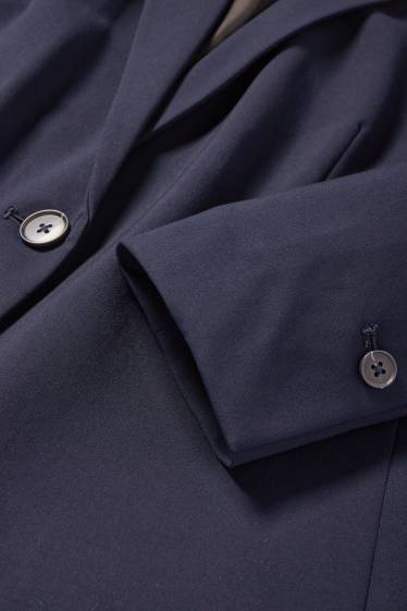 Femei - Blazer office - cambrat - albastru închis