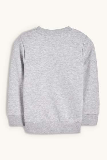 Niños - Sonic - sudadera - brillos - gris claro jaspeado