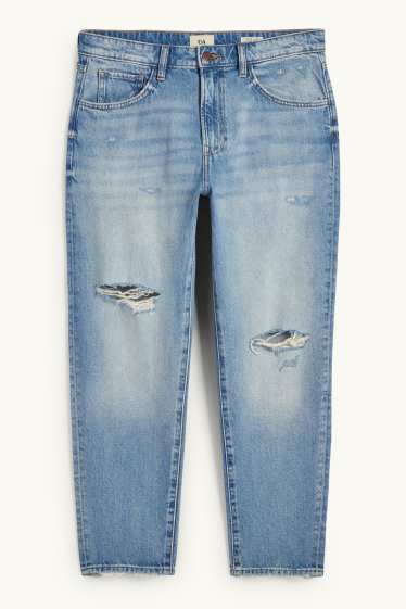 Men - Relaxed tapered jeans - blue denim