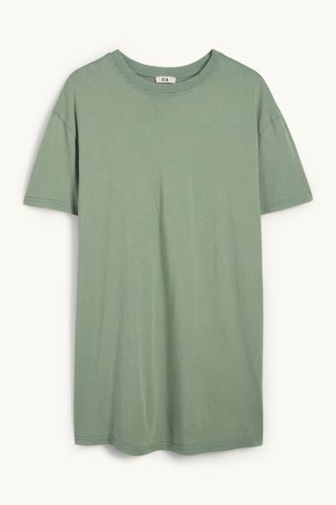 Dona - Vestit estil samarreta - verd