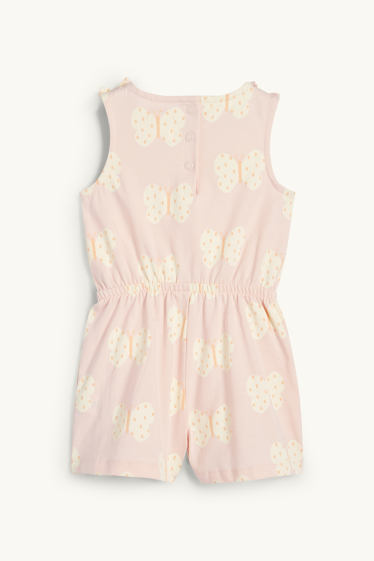 Bébés filles - Papillon - combinaison pour bébé - rose