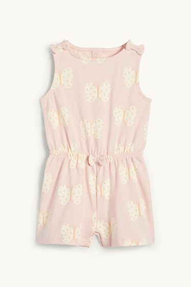 Bébés filles - Papillon - combinaison pour bébé - rose