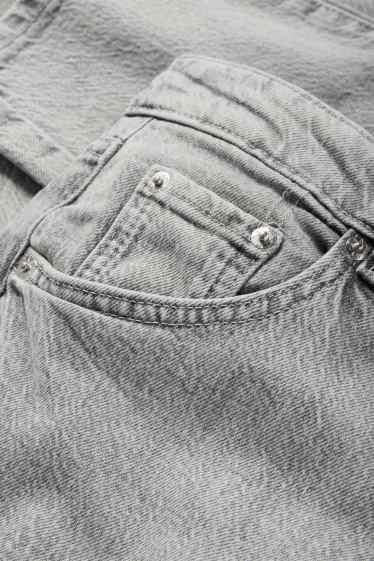 Donna - Mom jeans - vita alta - LYCRA® - jeans grigio chiaro