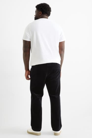 Home - Pantalons de pana - regular fit - negre