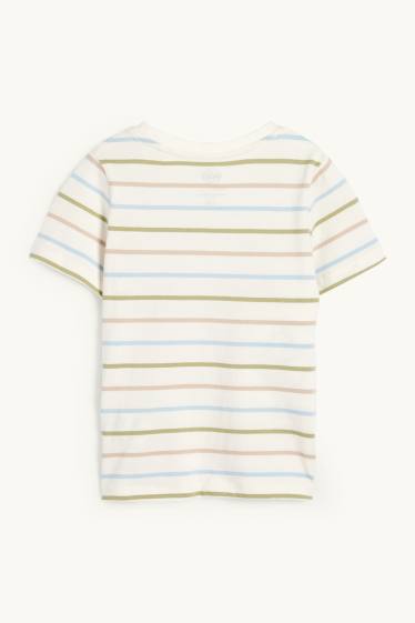 Bambini - T-shirt - PAW Patrol - Chase - a righe - bianco crema