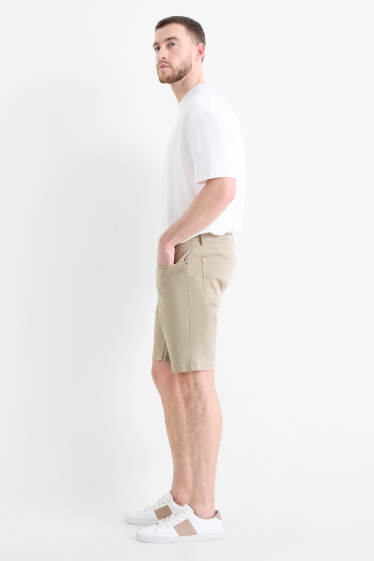 Uomo - Bermuda - Flex - LYCRA® - beige chiaro