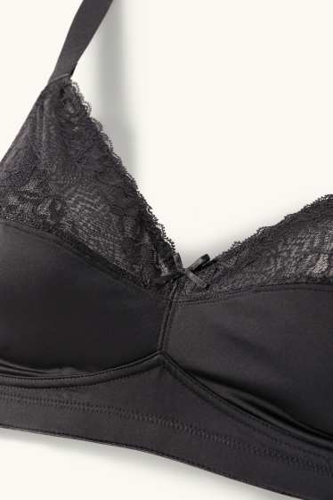 Dámské - Zmenšující podprsenka bez kostic - černá