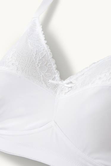 Women - Minimiser non-wired bra - white