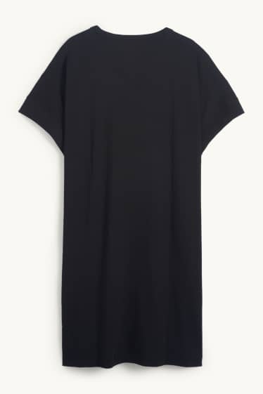 Donna - Vestito a t-shirt - nero