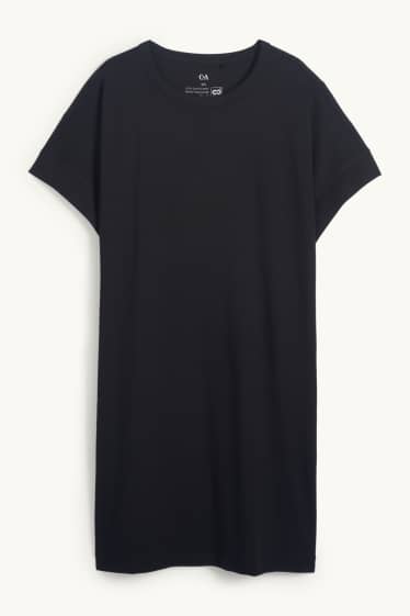 Donna - Vestito a t-shirt - nero