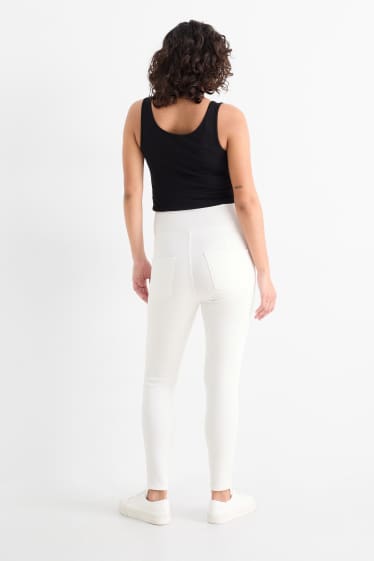 Women - Maternity jeans - jegging jeans - LYCRA® - cremewhite