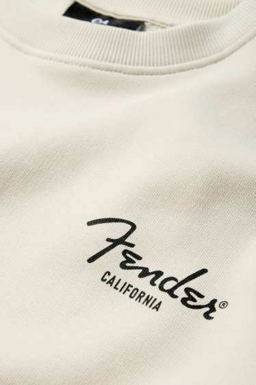 Men - Sweatshirt - Fender - light beige