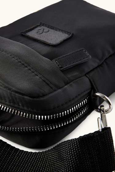 Home - Bandolera petita amb corretja extraïble - negre