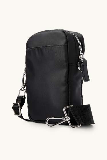 Home - Bandolera petita amb corretja extraïble - negre