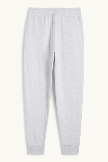 Mujer - Pantalón de deporte básico - gris claro jaspeado