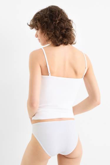Donna - Confezione da 3 - slip - bianco