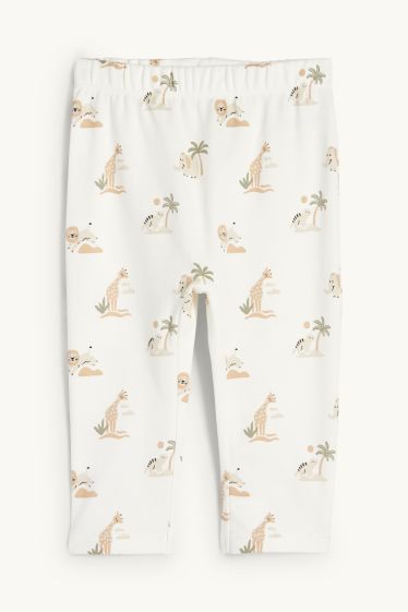 Baby Jungen - Safari - Baby-Pyjama - 2 teilig - hellgrün