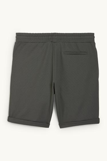 Mężczyźni - Szorty - ciemnozielony
