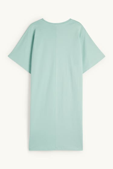 Dona - Vestit estil samarreta - verd clar