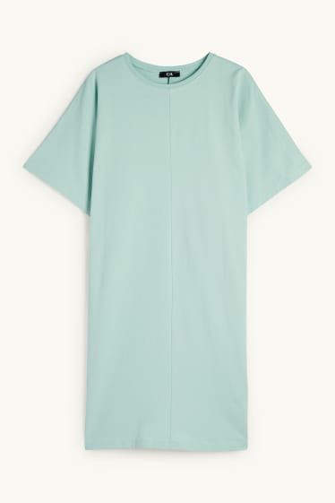 Dona - Vestit estil samarreta - verd clar