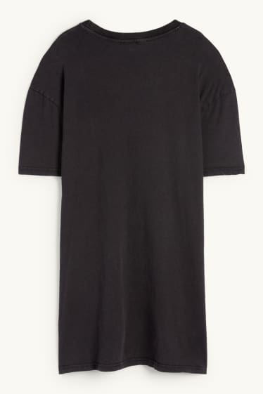 Donna - Vestito a t-shirt - nero