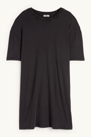 Donna - Vestito a t-shirt - nero