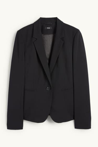 Femei - Blazer office - cambrat - negru