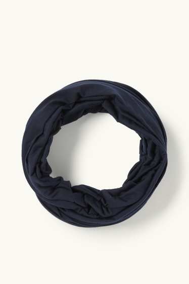 Damen - Loop Schal - dunkelblau