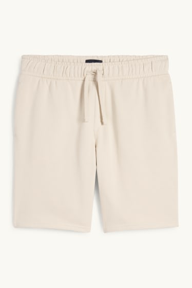 Home - Pantalons curts de xandall - beix clar