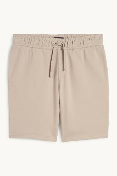 Herren - Sweatshorts - hellbeige