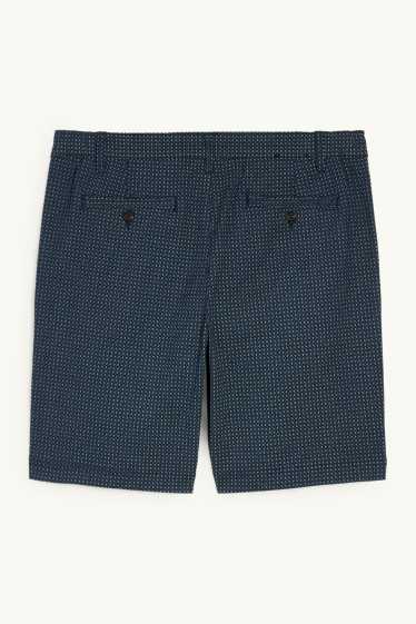 Uomo - Shorts - Flex - stampa minimal - blu scuro