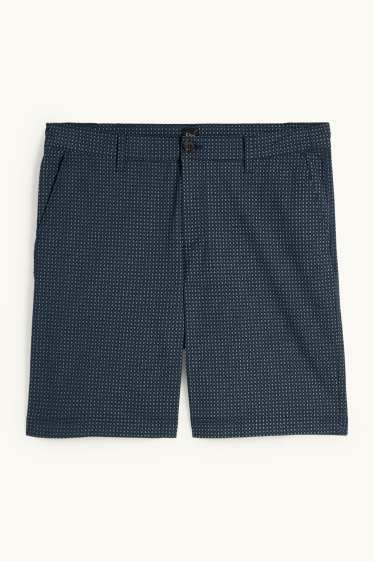 Uomo - Shorts - Flex - stampa minimal - blu scuro