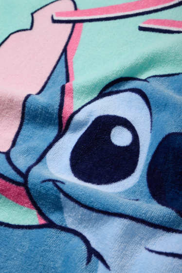 Enfants filles - Lilo & Stitch - serviette de plage - 136 x 68 cm - bleu
