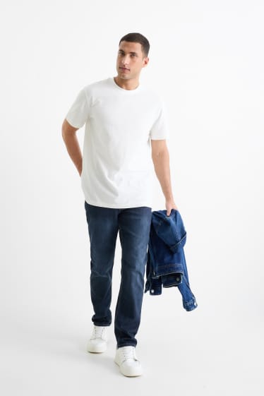 Bărbați - Slim jeans - LYCRA® - denim-albastru închis