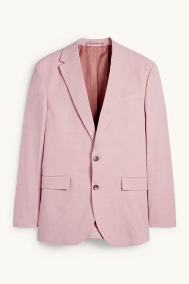 Home - Americana amb component de lli - regular fit - Flex - rosa