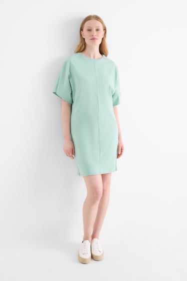 Dona - Vestit estil samarreta - verd clar
