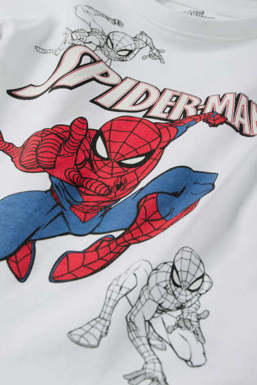 Děti - chlapci - Spider-Man - tričko s krátkým rukávem - bílá