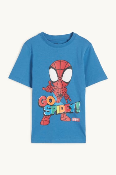 Nen - Spidey i els seus superamics - samarreta de màniga curta - blau