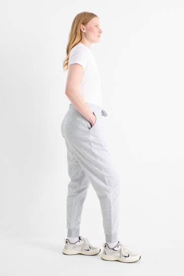 Mujer - Pantalón de deporte básico - gris claro jaspeado