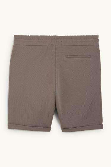 Hommes - Short - marron foncé