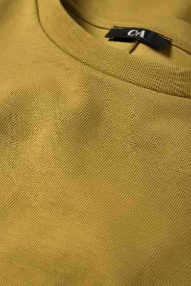 Donna - Vestito a t-shirt - giallo senape