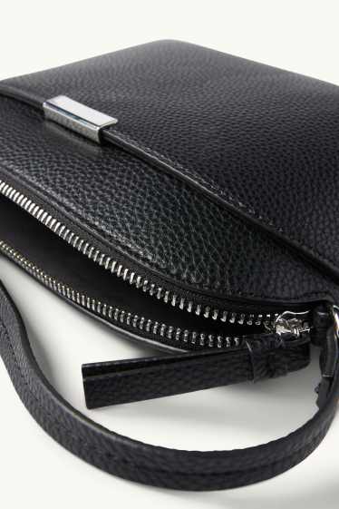 Dames - Schoudertas - imitatieleer - zwart