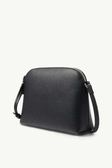 Dames - Schoudertas - imitatieleer - zwart