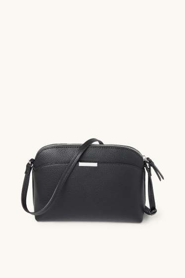 Dames - Schoudertas - imitatieleer - zwart
