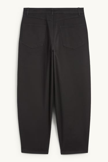 Femmes - Barrel jean - high waist - noir