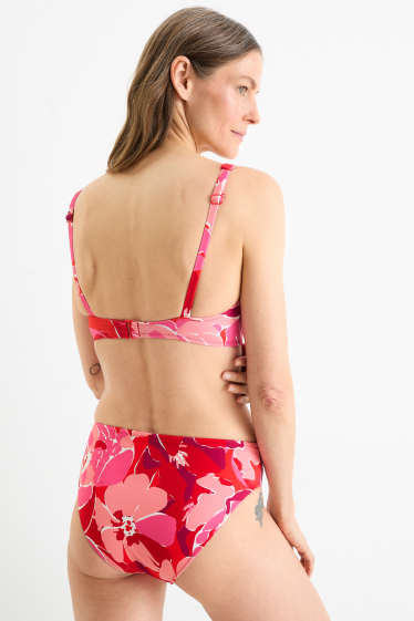 Femmes - Haut de bikini - ampliforme - LYCRA® XTRA LIFE™ - à fleurs - rouge