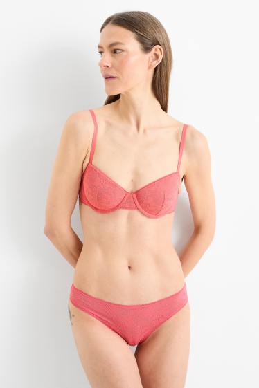 Dámské - Kalhotky - lososová barva