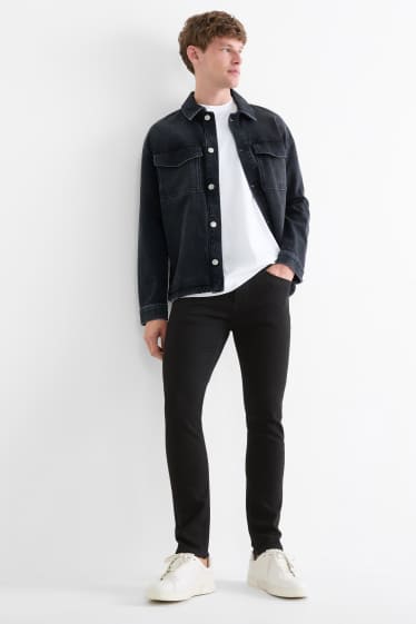 Mężczyźni - Skinny jeans - LYCRA® - czarny
