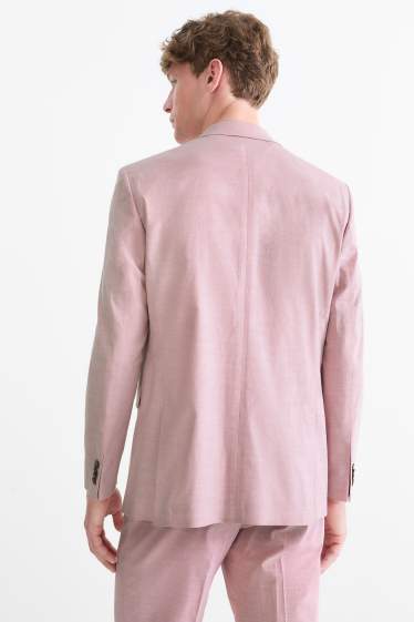 Home - Americana amb component de lli - regular fit - Flex - rosa